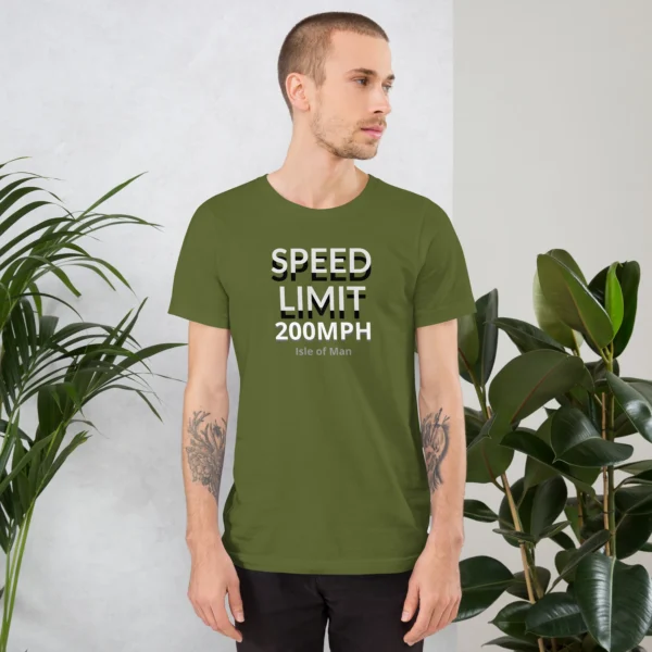 200MPH SPEED LIMIT IOM UNISEX T-SHIRT - Image 7