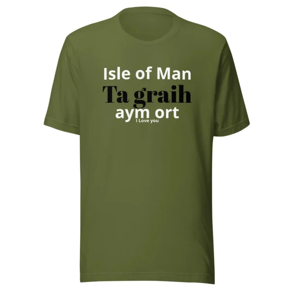 MANX IOM I LOVE YOU UNISEX T-SHIRT - Image 25