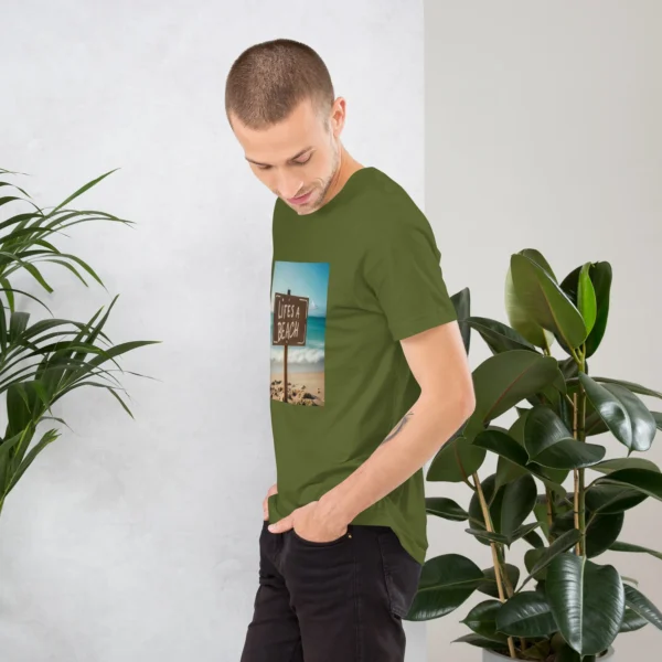 LIFES A BEACH UNISEX T-SHIRT - Image 27