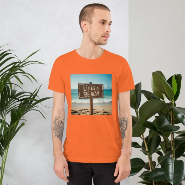 LIFES A BEACH UNISEX T-SHIRT - Image 37