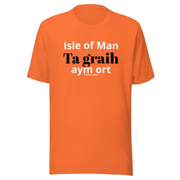 MANX IOM I LOVE YOU UNISEX T-SHIRT - Image 37