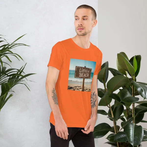 LIFES A BEACH UNISEX T-SHIRT - Image 40
