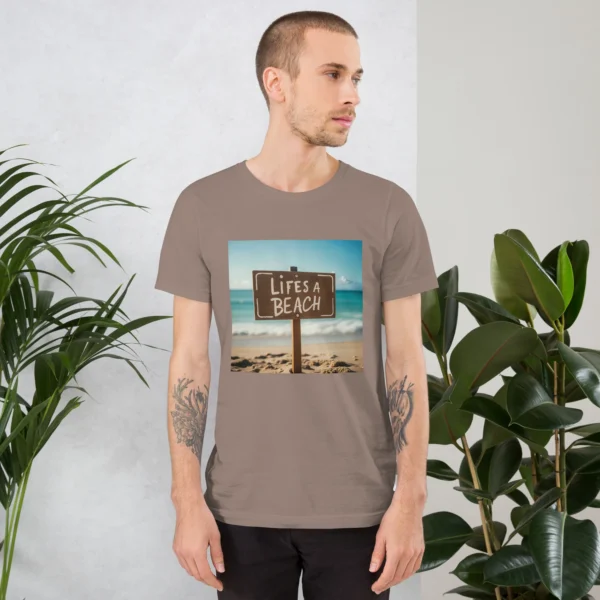 LIFES A BEACH UNISEX T-SHIRT - Image 33