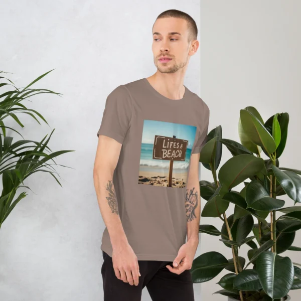LIFES A BEACH UNISEX T-SHIRT - Image 36