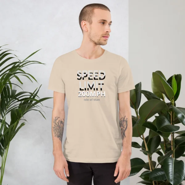 200MPH SPEED LIMIT IOM UNISEX T-SHIRT - Image 14