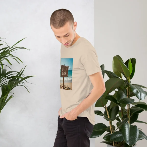 LIFES A BEACH UNISEX T-SHIRT - Image 55