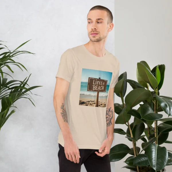 LIFES A BEACH UNISEX T-SHIRT - Image 56