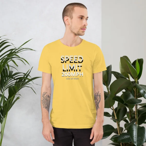 200MPH SPEED LIMIT IOM UNISEX T-SHIRT - Image 15