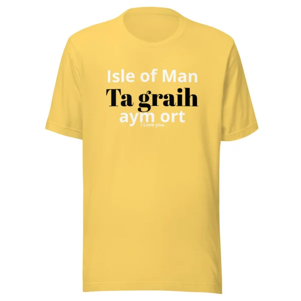 MANX IOM I LOVE YOU UNISEX T-SHIRT - Image 57