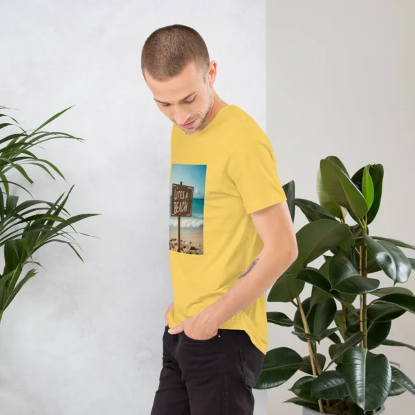 LIFES A BEACH UNISEX T-SHIRT - Image 59