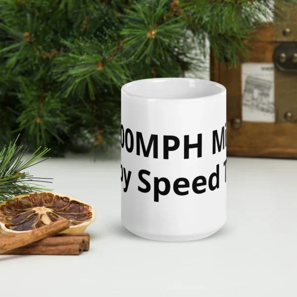SULBY SPEED TRAP WHITE GLOSSY MUG - Image 2