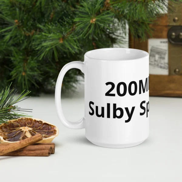 SULBY SPEED TRAP WHITE GLOSSY MUG