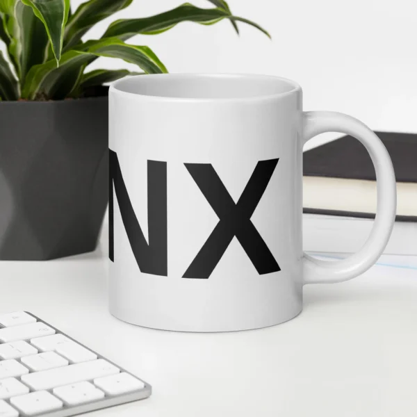 MANX WHITE GLOSSY MUG - Image 10