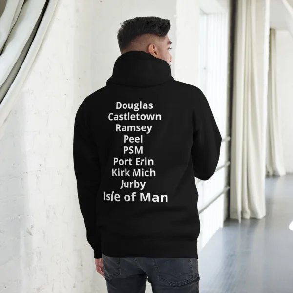 Island Places Unisex Hoodie Back Print