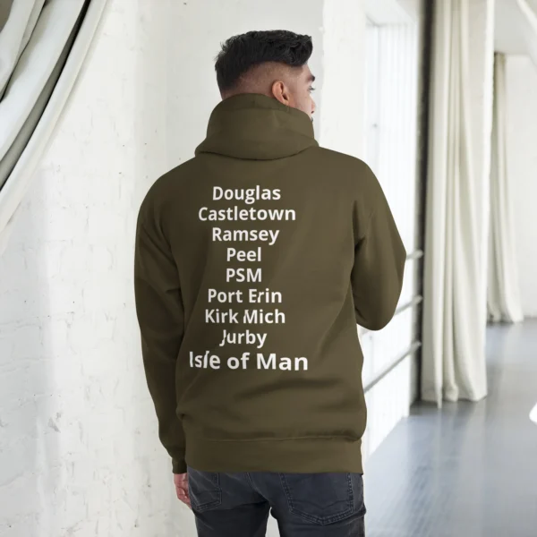Island Places Unisex Hoodie Back Print - Image 9