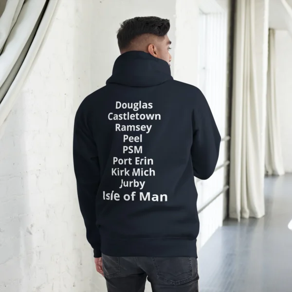 Island Places Unisex Hoodie Back Print - Image 3