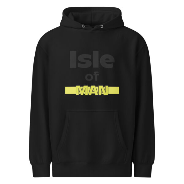 Isle of Man Bold Print F&B Unisex Saloon mid-weight hoodie - Image 7