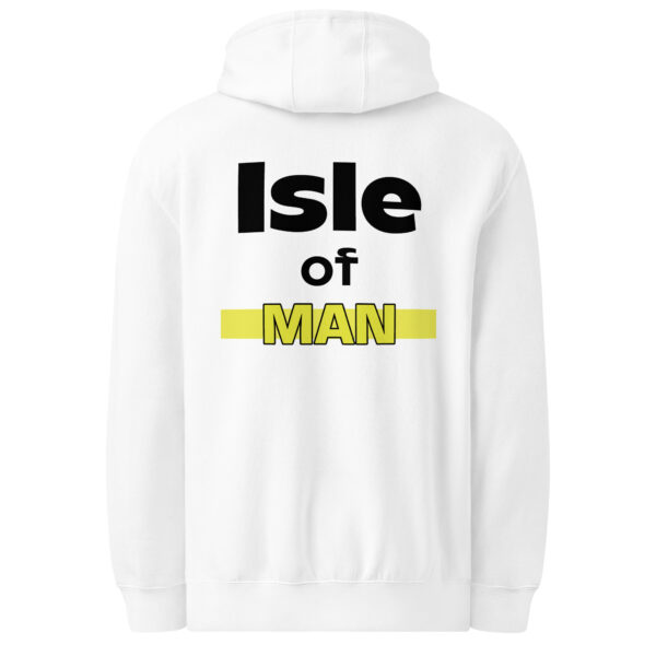 Isle of Man Bold Print F&B Unisex Saloon mid-weight hoodie - Image 2
