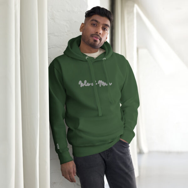 Isle of Man Italic F&B Print Unisex Hoodie Premium - Image 13