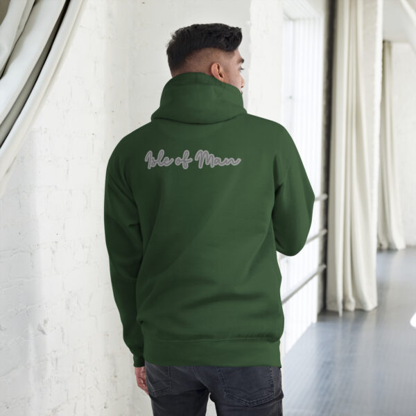 Isle of Man Italic F&B Print Unisex Hoodie Premium - Image 12