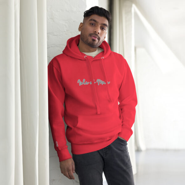 Isle of Man Italic F&B Print Unisex Hoodie Premium - Image 9