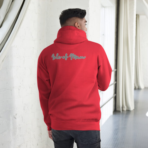 Isle of Man Italic F&B Print Unisex Hoodie Premium - Image 8
