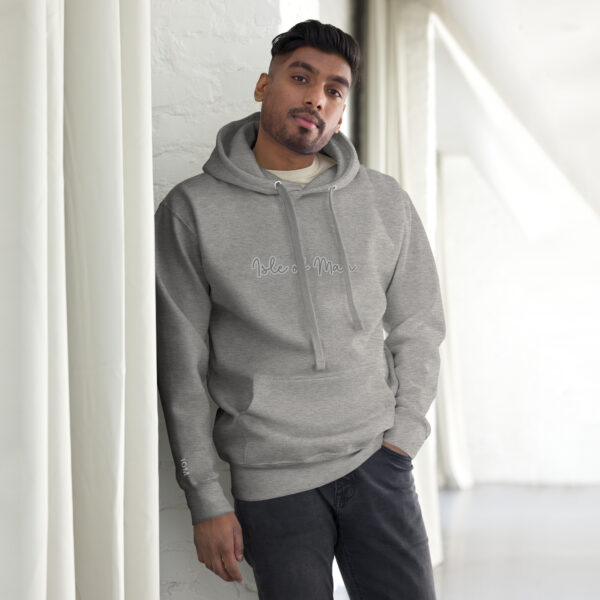 Isle of Man Italic F&B Print Unisex Hoodie Premium - Image 7