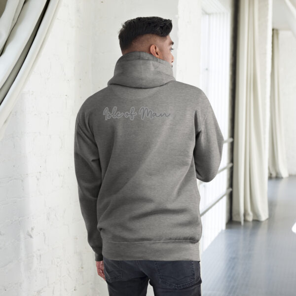 Isle of Man Italic F&B Print Unisex Hoodie Premium - Image 6