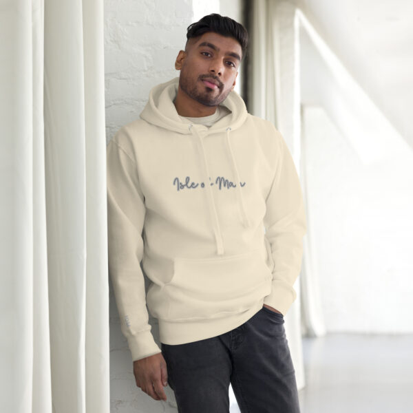 Isle of Man Italic F&B Print Unisex Hoodie Premium - Image 3