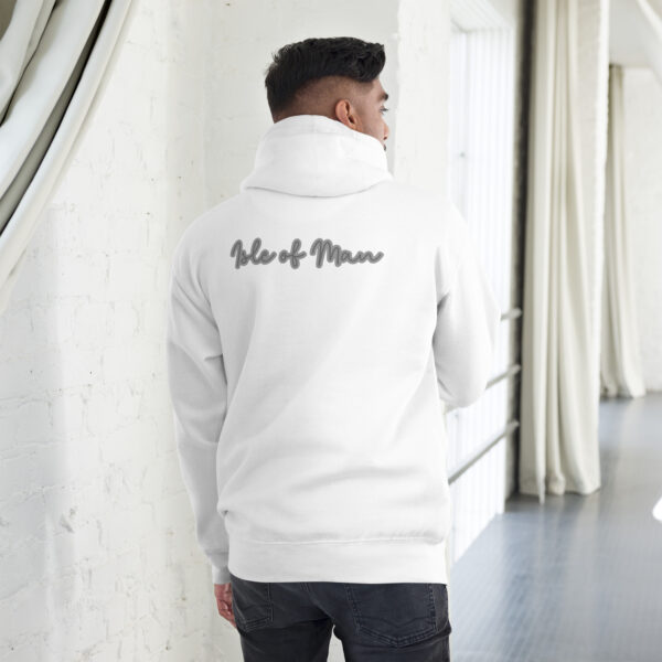 Isle of Man Italic F&B Print Unisex Hoodie Premium - Image 2