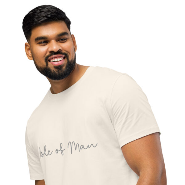 Isle of Man Italic Print Unisex T-Shirt Premium Design - Image 4