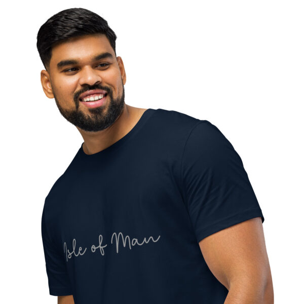 Isle of Man Italic Print Unisex T-Shirt Premium Design - Image 13