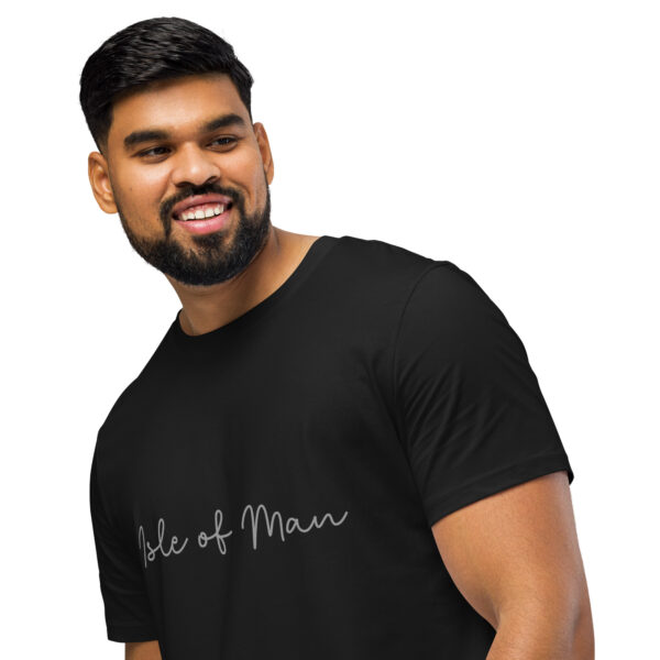 Isle of Man Italic Print Unisex T-Shirt Premium Design - Image 11
