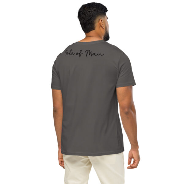 Isle of Man Italic Print Unisex T-Shirt Premium Design - Image 10