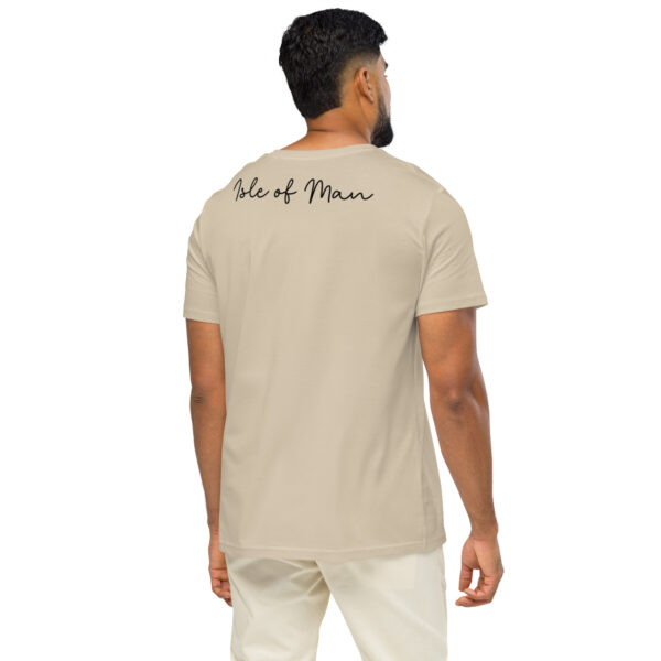 Isle of Man Italic Print Unisex T-Shirt Premium Design - Image 8