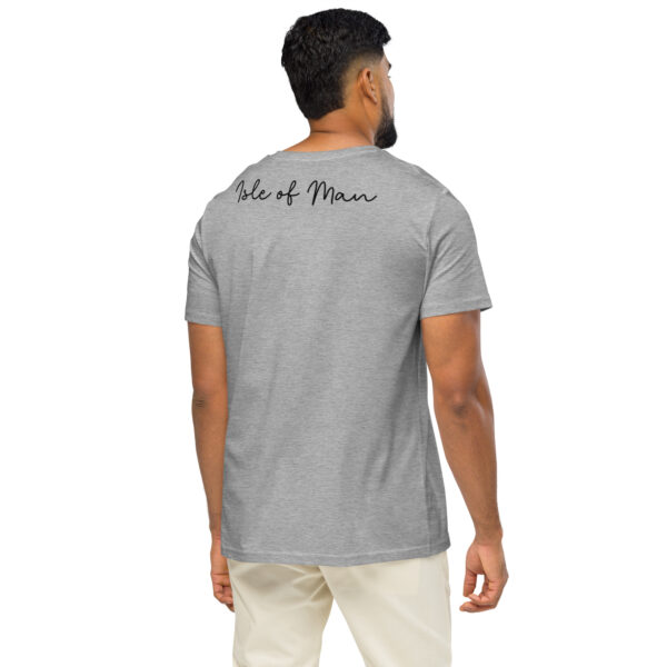 Isle of Man Italic Print Unisex T-Shirt Premium Design - Image 7