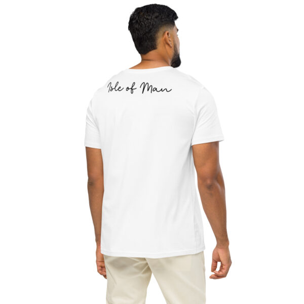 Isle of Man Italic Print Unisex T-Shirt Premium Design - Image 3