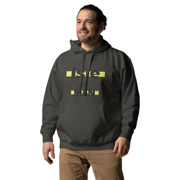Isle of Man Bold Front Print Premium Hoodie - Image 6