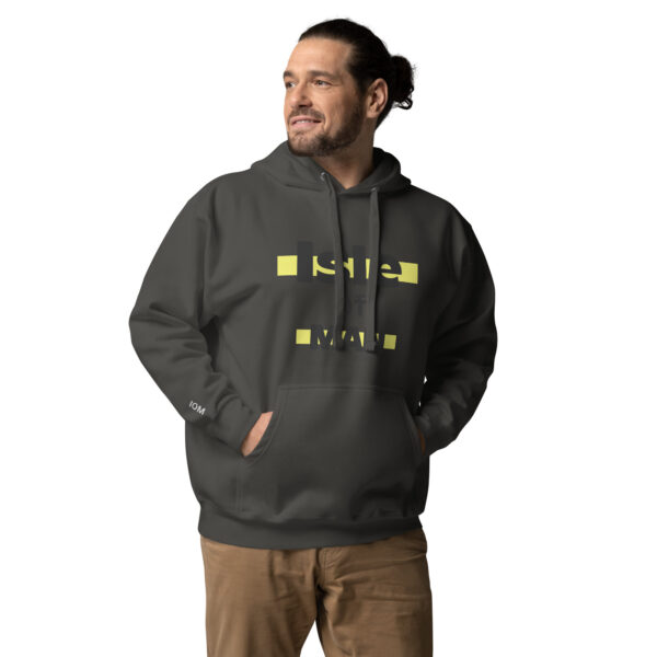 Isle of Man Bold Front Print Premium Hoodie - Image 7