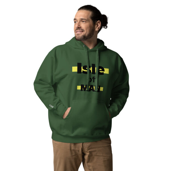 Isle of Man Bold Front Print Premium Hoodie - Image 5