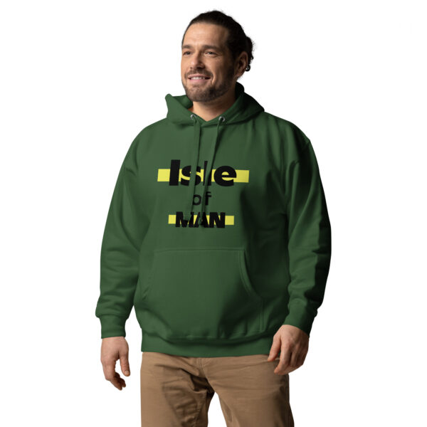 Isle of Man Bold Front Print Premium Hoodie - Image 4