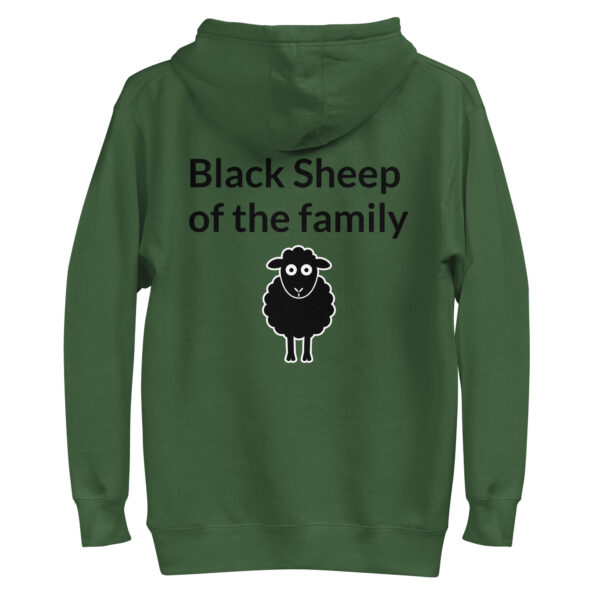 Black Sheep of the Family - Saloon Unisex Hoodie F&B Print - Image 7