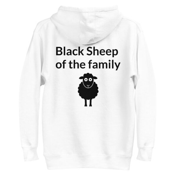 Black Sheep of the Family - Saloon Unisex Hoodie F&B Print - Image 2
