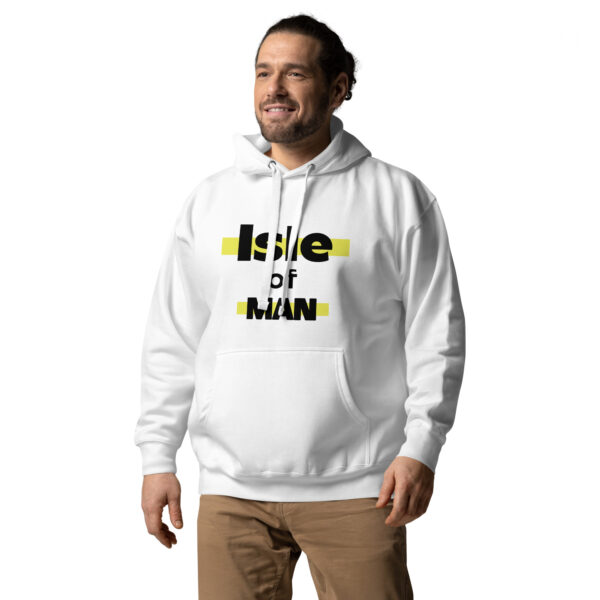 Isle of Man Bold Front Print Premium Hoodie - Image 2