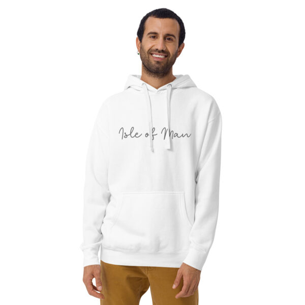 Isle of Man Italic F&B Print Saloon Unisex Hoodie - Image 17
