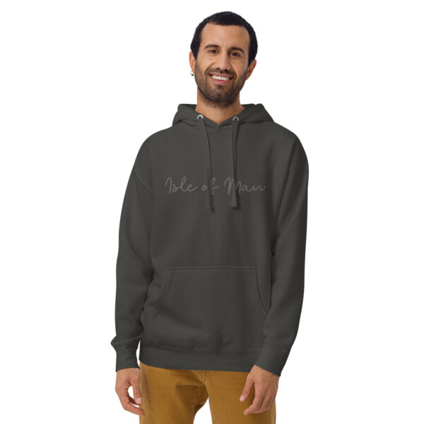 Isle of Man Italic F&B Print Saloon Unisex Hoodie - Image 12