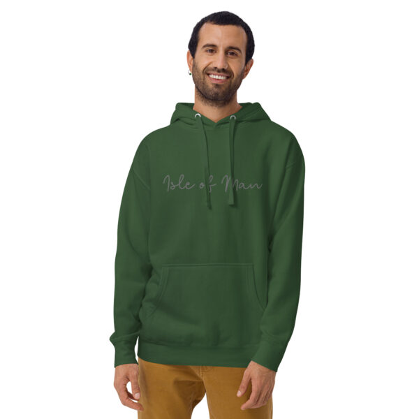 Isle of Man Italic F&B Print Saloon Unisex Hoodie - Image 10