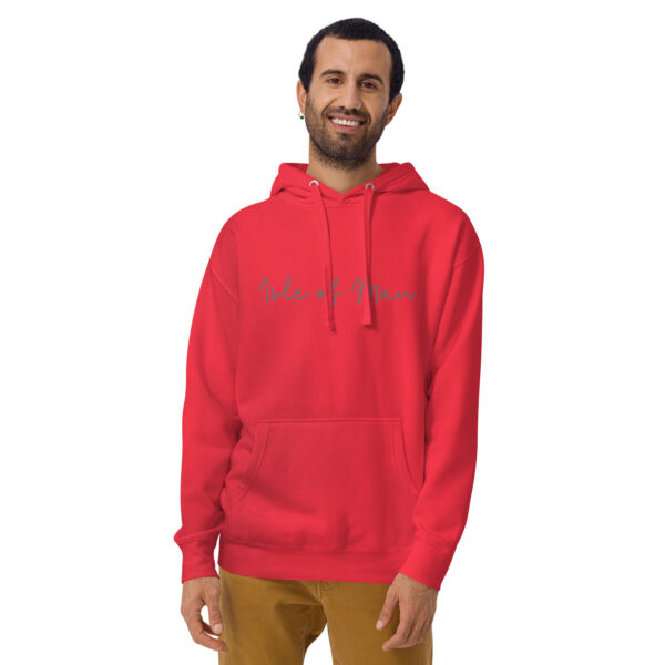 Isle of Man Italic F&B Print Saloon Unisex Hoodie - Image 8
