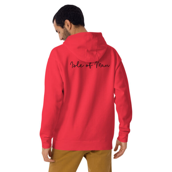 Isle of Man Italic F&B Print Saloon Unisex Hoodie - Image 7