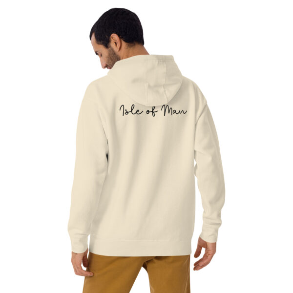 Isle of Man Italic F&B Print Saloon Unisex Hoodie - Image 3